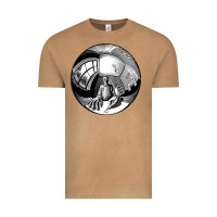 Vintage Camel M.C. Escher Spherical Self Portrait Vintage Tee - longCreatives