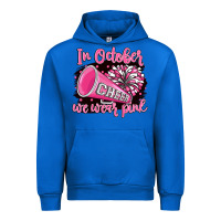 Cobalt in october we wear pink cheer Urban Hoodie - BarkalooDesign