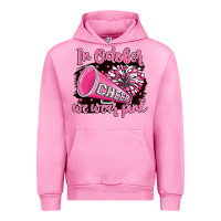 Fuchsia Pink in october we wear pink cheer Urban Hoodie - BarkalooDesign