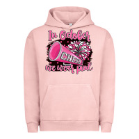 Pigment Salmon in october we wear pink cheer Urban Hoodie - BarkalooDesign