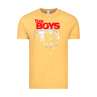 Vintage Mustard The Boys Graffiti Group Photo Vintage Tee - longCreatives
