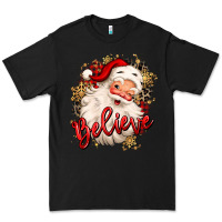 Black believe christmas santa claus Premium Tee - MaliasSmallBusiness