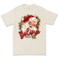 Believe Christmas Santa Claus Premium Tee | Teevron