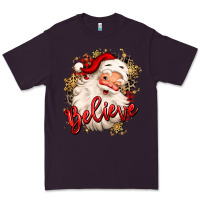 Plum believe christmas santa claus Premium Tee - MaliasSmallBusiness