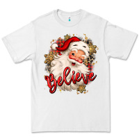 White believe christmas santa claus Premium Tee - MaliasSmallBusiness