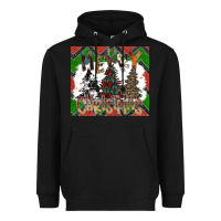 Black merry Christmas Heavyweight Hoodie - CowhideDigitalArt