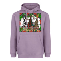 Lavender merry Christmas Heavyweight Hoodie - CowhideDigitalArt