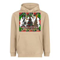 Mushroom merry Christmas Heavyweight Hoodie - CowhideDigitalArt