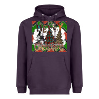Plum merry Christmas Heavyweight Hoodie - CowhideDigitalArt