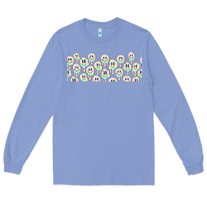 Retro Smiley Faces Long Sleeve Tee by TumblerDesignByShophia | Teevron