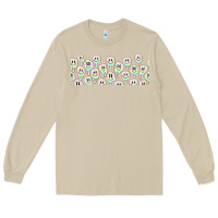 Mushroom retro smiley faces Long Sleeve Tee - TumblerDesignByShophia