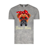 Cloud Rock Boxer Mom Dogs  Mothers Day Dog Lovers Gifts For Women Vintage Tee - longCreatives