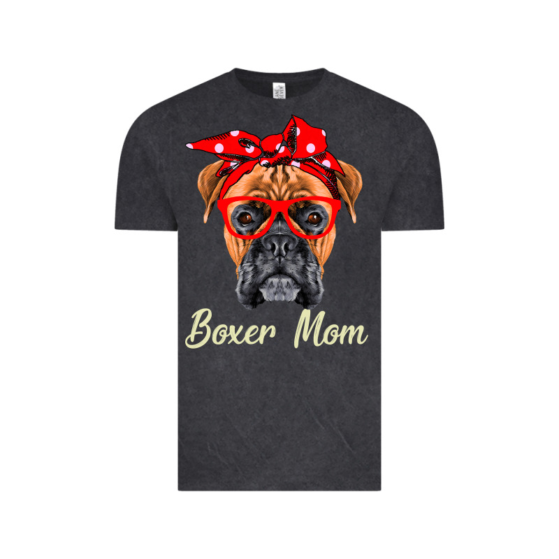 Boxer Mom Dogs  Mothers Day Dog Lovers Gifts For Women Vintage Tee by longCreatives | Teevron