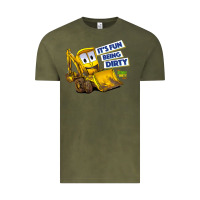 Vintage Olive Kids The Stinky and Dirty Show  It's Fun Being Dirty Vintage Tee - longCreatives