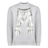 Heather Grey football padded pant fa element 1 Heavyweight Sweatshirt - FaDigitalArtStudio