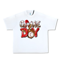 White Game day Baseball Urban Heavy Tee - NancyCooperArtShop