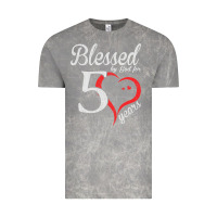 Cloud Rock Vintage 50th Birthday Blessed By God For 50 Years Birthday Vintage Tee - longCreatives