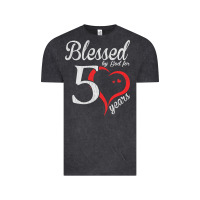 Vintage 50th Birthday Blessed By God For 50 Years Birthday Vintage Tee | Teevron