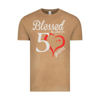 Vintage Camel Vintage 50th Birthday Blessed By God For 50 Years Birthday Vintage Tee - longCreatives