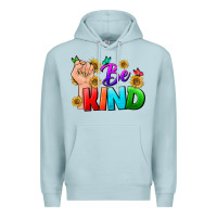 Blue Mist Be Kind LGBTQ+ Premium Hoodie - BundleAndBundleShop