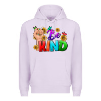 Lilac Be Kind LGBTQ+ Premium Hoodie - BundleAndBundleShop