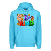 Ocean Blue Be Kind LGBTQ+ Premium Hoodie - BundleAndBundleShop