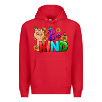 Red Be Kind LGBTQ+ Premium Hoodie - BundleAndBundleShop