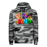 Slate Camo Be Kind LGBTQ+ Premium Hoodie - BundleAndBundleShop