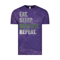 Cloud Purple Destiny  Eat Sleep Destiny Repeat Short Sleeve Vintage Tee - longCreatives