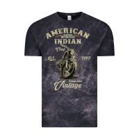 Cloud Black Vintage American Motorcycle Indian for Old Biker Gifts Vintage Tee - longCreatives