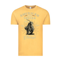 Vintage Mustard Vintage American Motorcycle Indian for Old Biker Gifts Vintage Tee - longCreatives