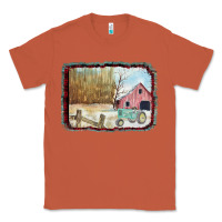 Copper Christmas Barn Tractor Snow Classic Tee - Bettercallsaul