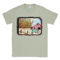 Matcha Christmas Barn Tractor Snow Classic Tee - Bettercallsaul