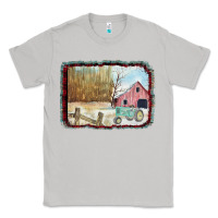 Moon Dust Christmas Barn Tractor Snow Classic Tee - Bettercallsaul