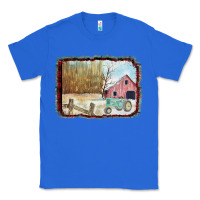 True Royal Christmas Barn Tractor Snow Classic Tee - Bettercallsaul