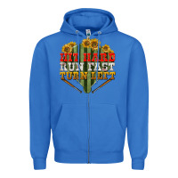 True Royal hit hard run fast turn left Zipper Hoodie - BundleAndBundleShop
