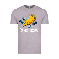 Vintage Zinc Dino Sore Funny Dinosaur Workout Gym Fitness Lifting Vintage Tee - longCreatives