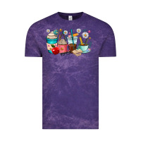 Cloud Purple teacher coffee cups Vintage Tee - RanaPortraitStore