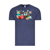 Vintage Denim teacher coffee cups Vintage Tee - RanaPortraitStore