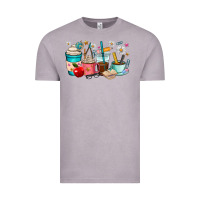 Vintage Zinc teacher coffee cups Vintage Tee - RanaPortraitStore