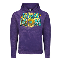 Cloud Purple Blessed Mom with Sunflowers Vintage Hoodie - texasbilliewilder
