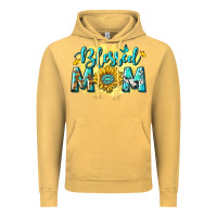 Vintage Mustard Blessed Mom with Sunflowers Vintage Hoodie - texasbilliewilder