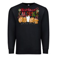Black christmas calories dont count Premium Sweatshirt - CowhideDigitalArt