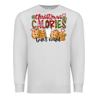 Dove Grey christmas calories dont count Premium Sweatshirt - CowhideDigitalArt