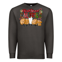 Smoke christmas calories dont count Premium Sweatshirt - CowhideDigitalArt