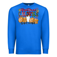 True Royal christmas calories dont count Premium Sweatshirt - CowhideDigitalArt
