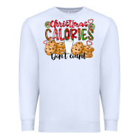 White christmas calories dont count Premium Sweatshirt - CowhideDigitalArt