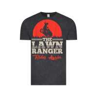 Vintage Black the lawn ranger rides again shirt  cute lawn caretaker gift Vintage Tee - longCreatives