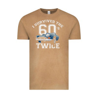 Vintage Camel I Survived The Sixties Twice Classic Birthday Vintage Tee - longCreatives