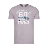 Vintage Zinc I Survived The Sixties Twice Classic Birthday Vintage Tee - longCreatives